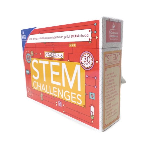 Carson Dellosa Grab-and-go STEM Challenges Science Learning Cards Grade 2-5 - Picture 3 of 4